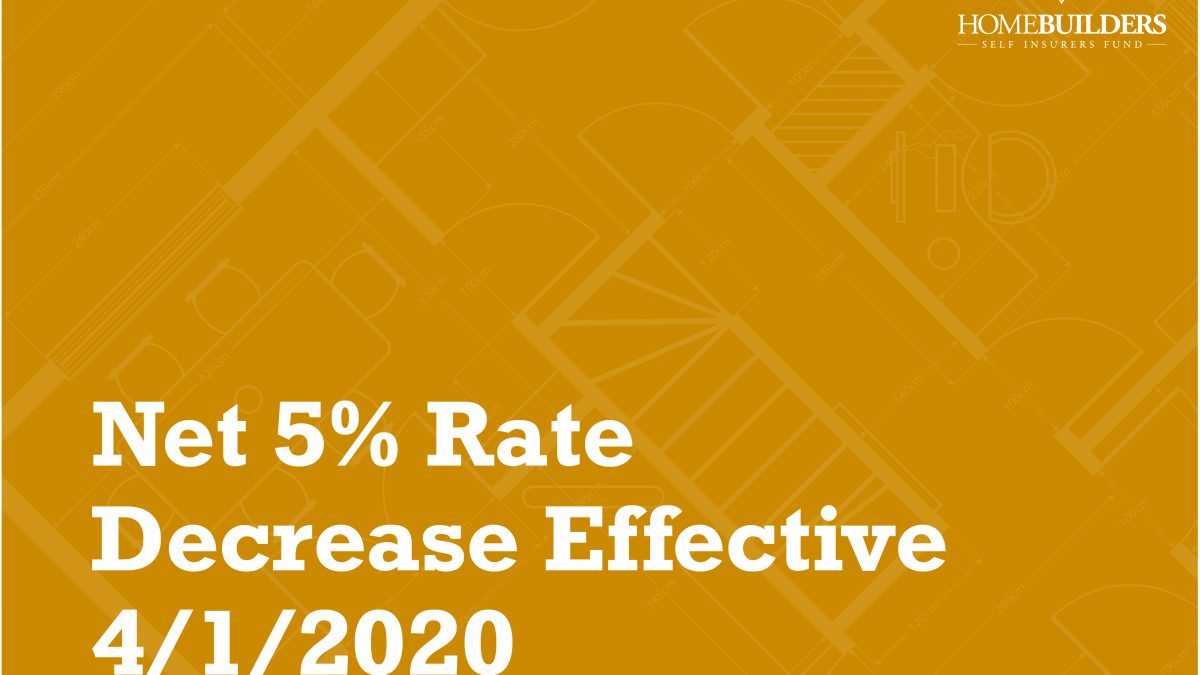 Net 5% Rate Decrease Effective 4/1/2020