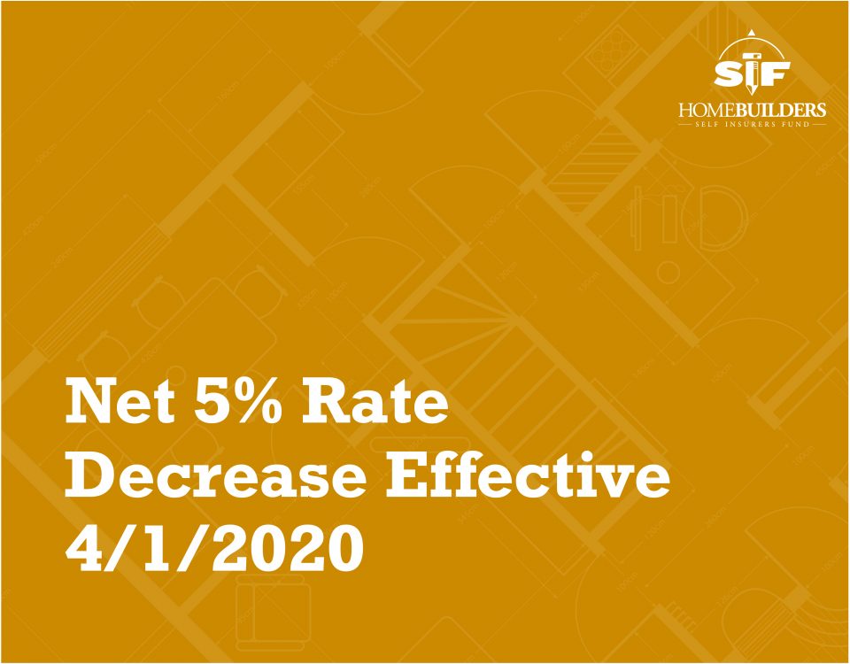 Net 5% Rate Decrease Effective 4/1/2020