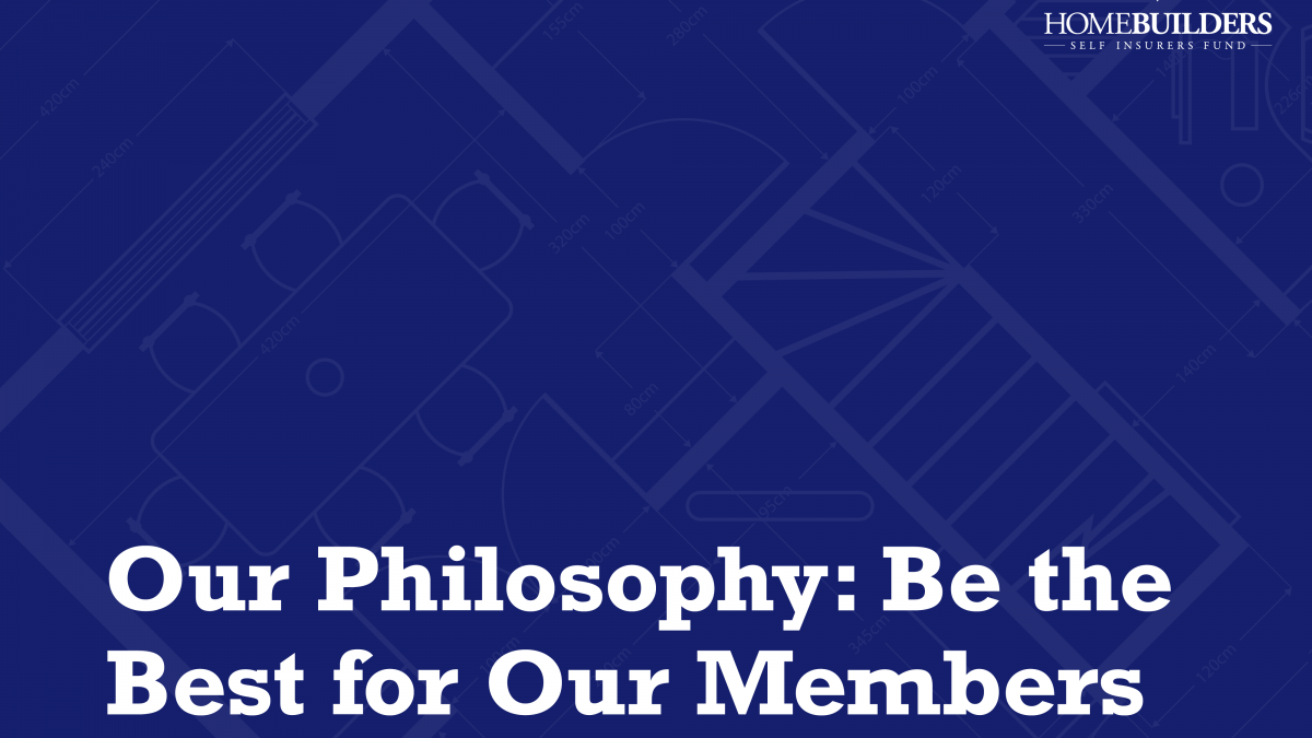 Our Philosophy: Be The Best for Our Members
